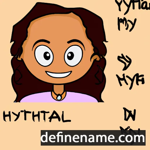 cartoon of the name Allyiah