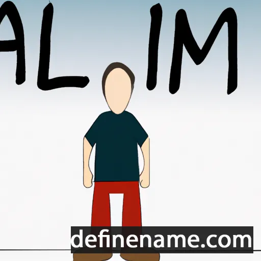 cartoon of the name Alm