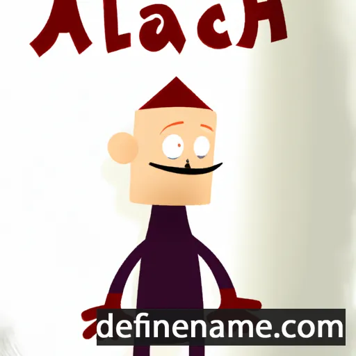 cartoon of the name Almach