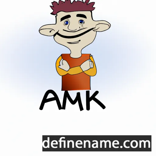 cartoon of the name Almak