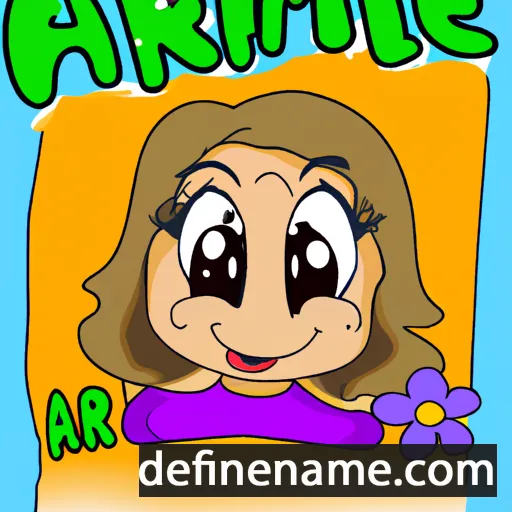 cartoon of the name Almarie