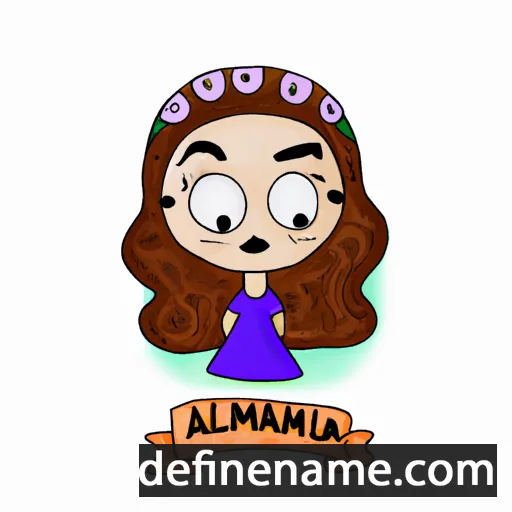 cartoon of the name Almarina