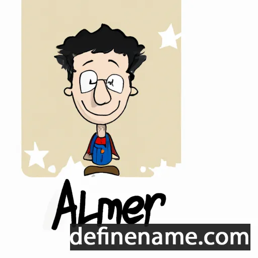 cartoon of the name Almer