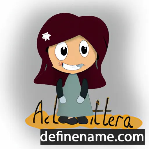 cartoon of the name Almerita