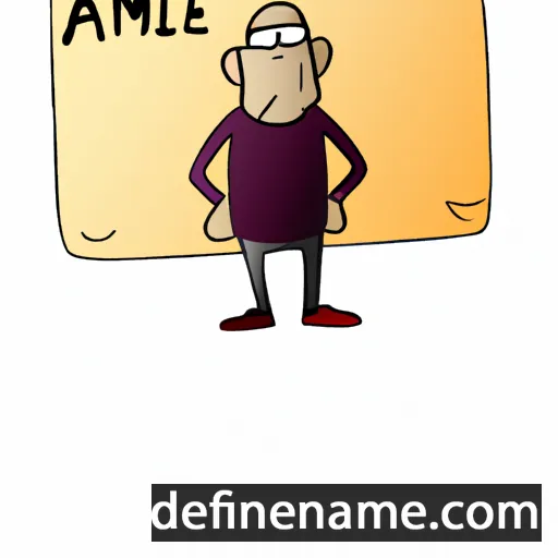 cartoon of the name Almet