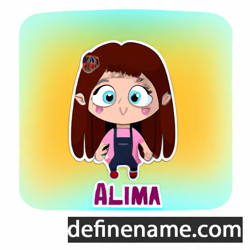 cartoon of the name Almina