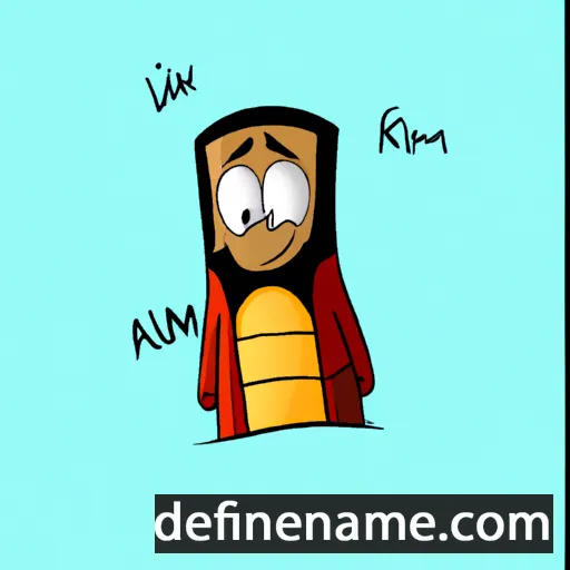 cartoon of the name Almiru