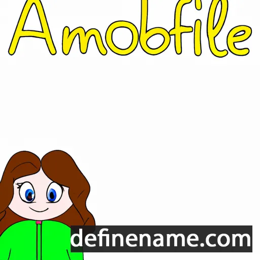 cartoon of the name Almodie