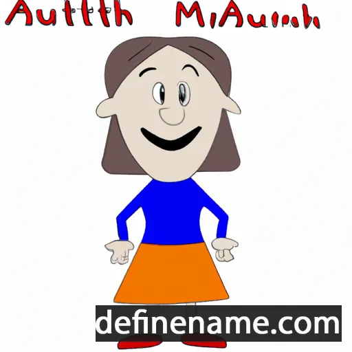 cartoon of the name Almuth