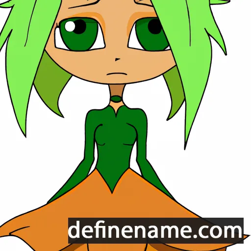 cartoon of the name Alnara