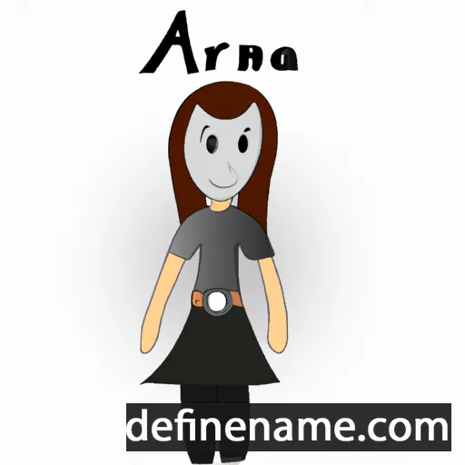 cartoon of the name Alnora