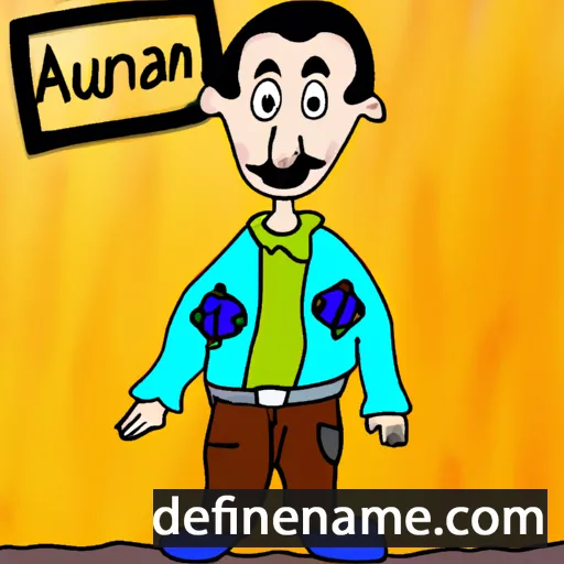 cartoon of the name Alnuar