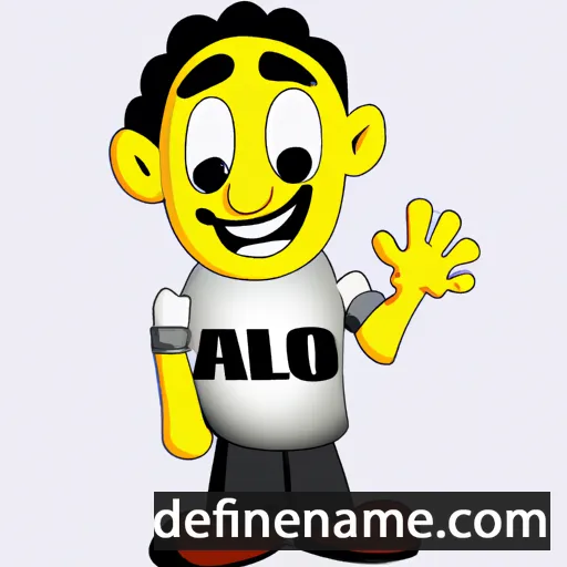 Alodio cartoon