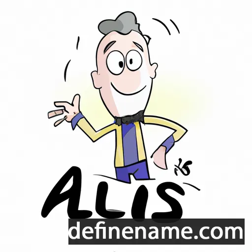 cartoon of the name Aloïs