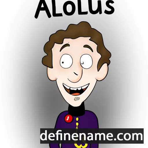 cartoon of the name Aloïsius