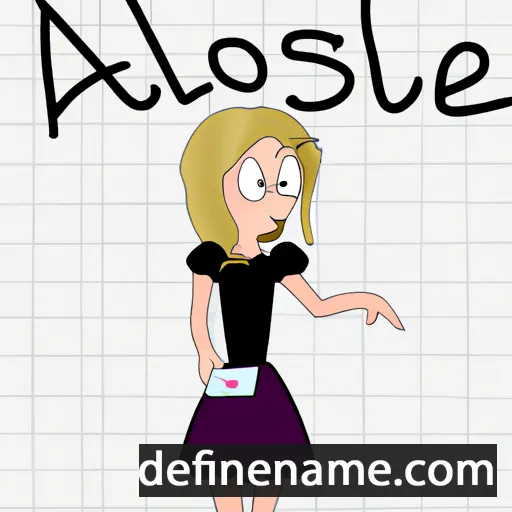 Aloisie cartoon