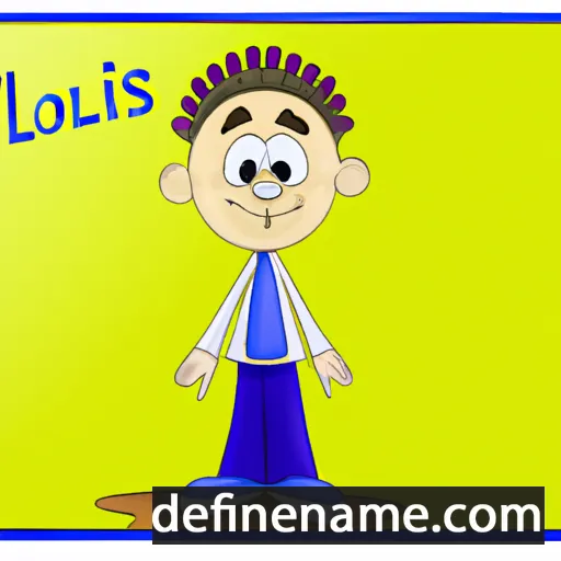 cartoon of the name Aloisu