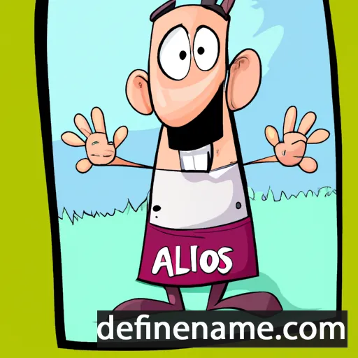 cartoon of the name Aloizs