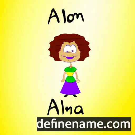 Aloma cartoon