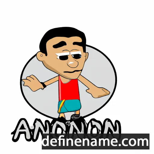 cartoon of the name Alongkon