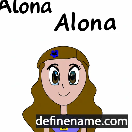 Alonna cartoon