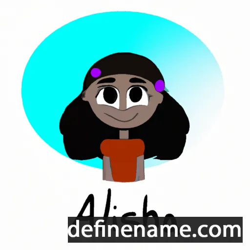 cartoon of the name Alosha