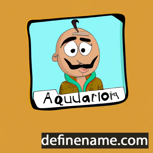 cartoon of the name Alouarn