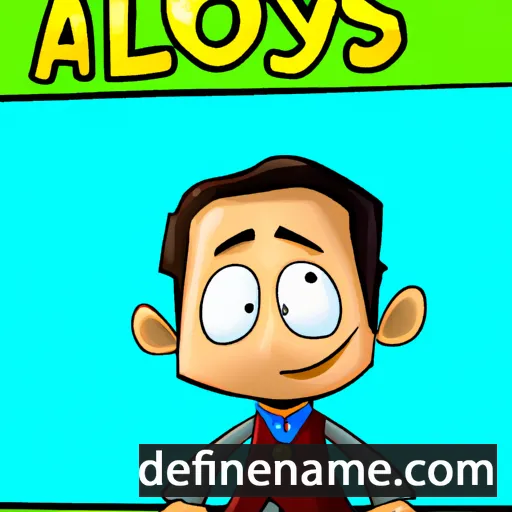 cartoon of the name Aloys