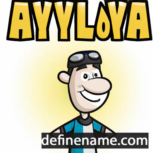 cartoon of the name Aloyzas