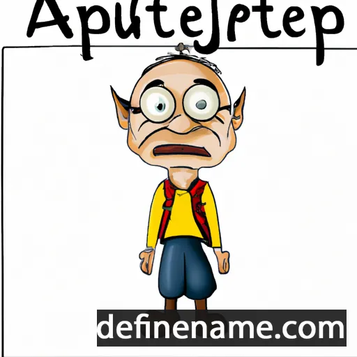 cartoon of the name Alpertunga