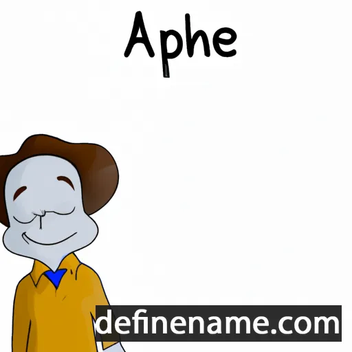 cartoon of the name Alphée