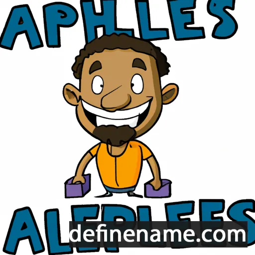 cartoon of the name Alpheus