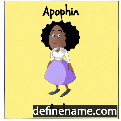 cartoon of the name Alphonsa