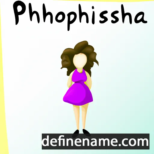 cartoon of the name Alphonsia