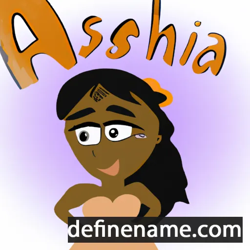 cartoon of the name Alresha