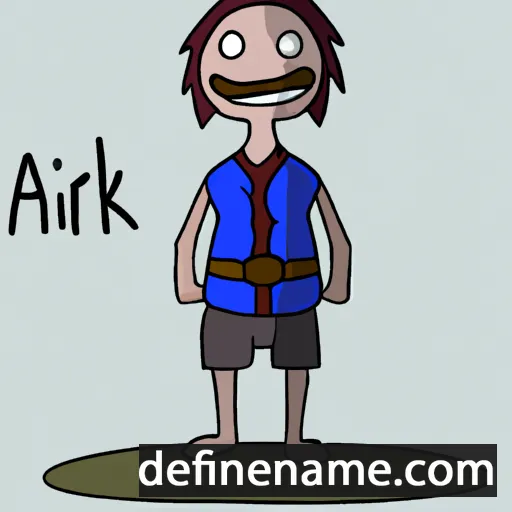 cartoon of the name Alríkr