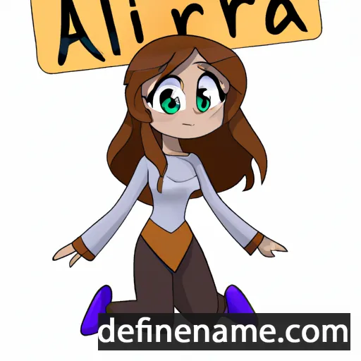 cartoon of the name Altaira