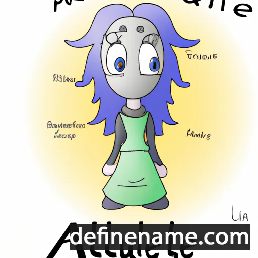 cartoon of the name Altalune