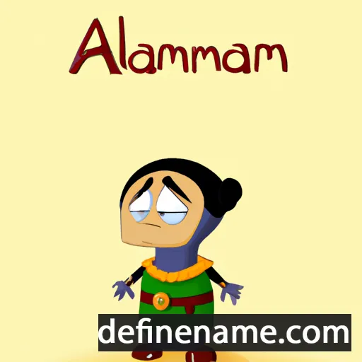 cartoon of the name Altannamar