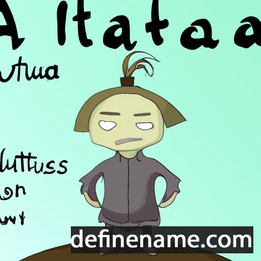 cartoon of the name Altautė