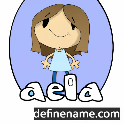 cartoon of the name Altea