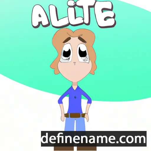 cartoon of the name Altei