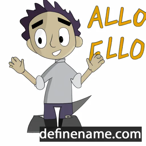 cartoon of the name Alteo