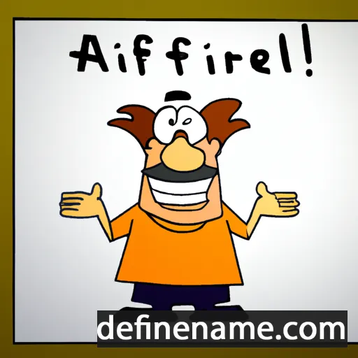 cartoon of the name Altfried