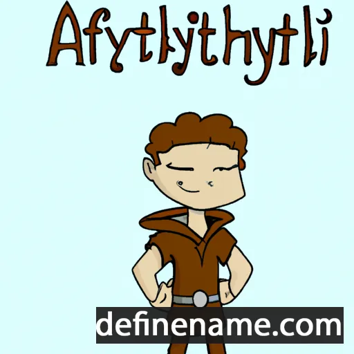 cartoon of the name Althryth