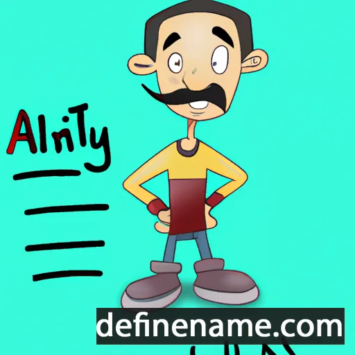 cartoon of the name Altinay