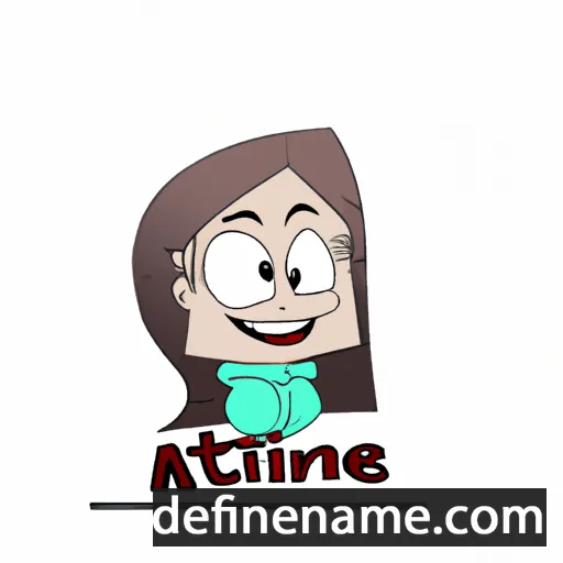 cartoon of the name Altine