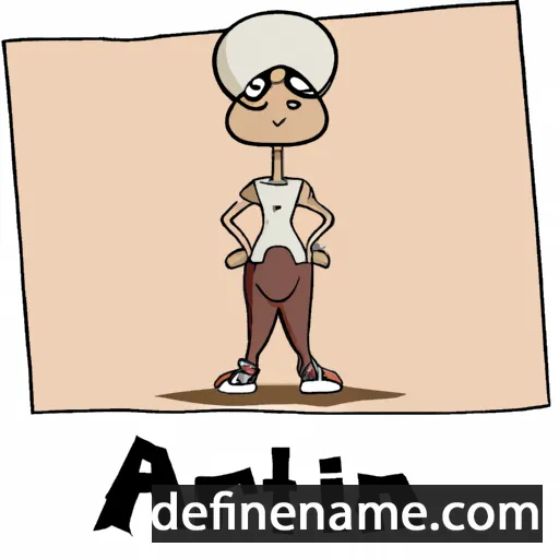 cartoon of the name Altrin