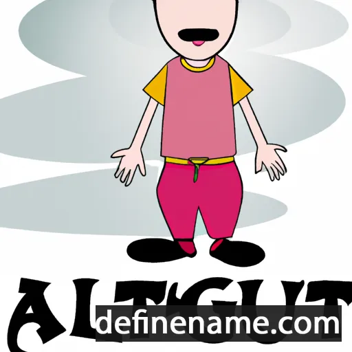 cartoon of the name Altuğ