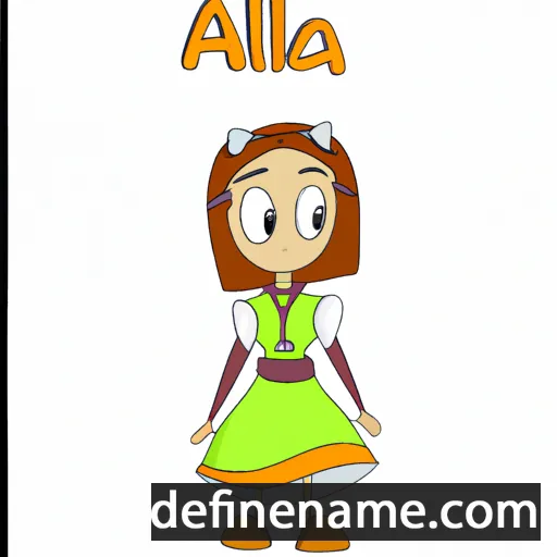 cartoon of the name Alula